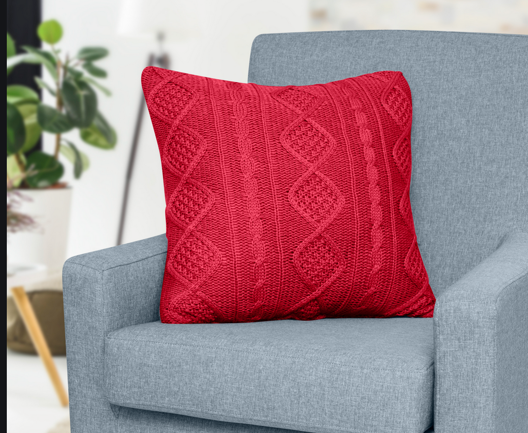 Knitted Throw Pillows